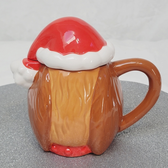 Dr Seuss The Grinch Max the Dog Figural Mug with Santa Hat Lid 16 oz New OOS - Picture 2 of 12